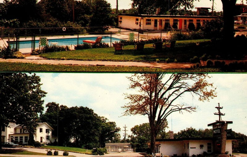 Steeplechase Motel (Steeple-Chase Motel, Spotted Cow) - Postcard (newer photo)